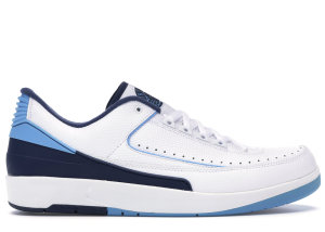 Jordan 2 Retro Low University Blue (2016) White/University Blue-Midnight Navy (832819-107)