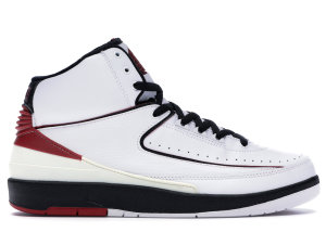 Jordan 2 Retro White Varsity Red (2004) White/Varsity Red-Black (308308-161)