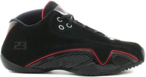 Jordan 21 OG Low Bred Black/Metallic Silver-Varsity Red (313529-002)