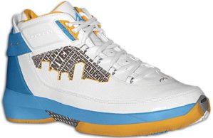 Jordan 22 OG Melo PE White/Metallic Silver-University Blue (317141-103)