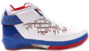 Jordan 22 OG Rip Hamilton PE White/Metallic Silver-Varsity Royal-Varsity Red (317141-102)
