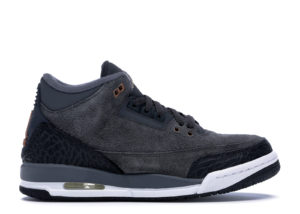 Jordan 3 Retro Anthracite (GS) Anthracite/Metallic Red Bronze-White-Dark Grey (441140-035)
