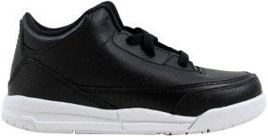 Jordan Air  3 Retro BT Black (TD) Black/Black White (832033-020)