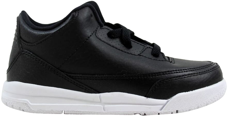 Jordan Air 3 Retro BT Black (TD) Black/Black White (832033-020)