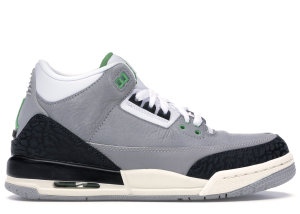 Jordan 3 Retro Chlorophyll (GS) Light Smoke Grey/Chlorophyll-Black-White (398614-006)