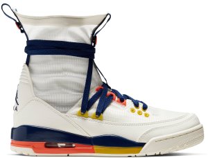 Jordan 3 Retro Explorer Lite XX Sail Multi-Color (W) Sail/Blue Void-Turf Orange-Bright Citron (BQ8394-100)