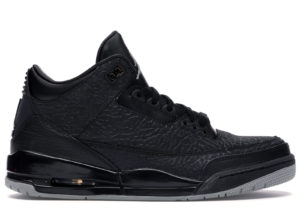 Jordan 3 Retro Black Flip Black/Metallic Silver (315767-001)