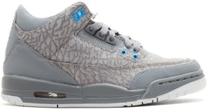 Jordan 3 Retro Flip Cool Grey Blue Glow (GS) Cool Grey/Blue Glow-Neutral Grey (441140-015)