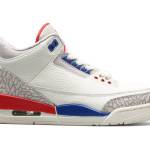 Jordan  3 Retro International Flight (GS) Sail/Sport Royal-Light Bone-Fire Red (398614-140)