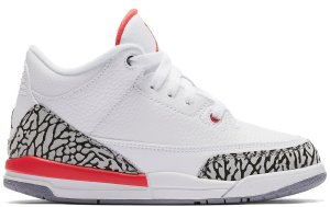 Jordan 3 Retro Hall of Fame (PS) White/Fire Red-Cement Grey-Black (429487-116)