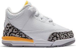 Jordan 3 Retro Laser Orange (TD) White/Black-Laser Orange-Cement Grey (654964-108)