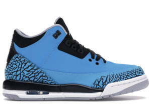 Jordan 3 Retro Powder Blue (GS) Dark Powder Blue/Black-Wolf Grey-White (398614-406)