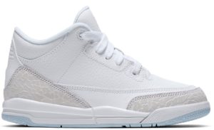 Jordan  3 Retro Pure White 2018 (PS) White/White-White (429487-111)