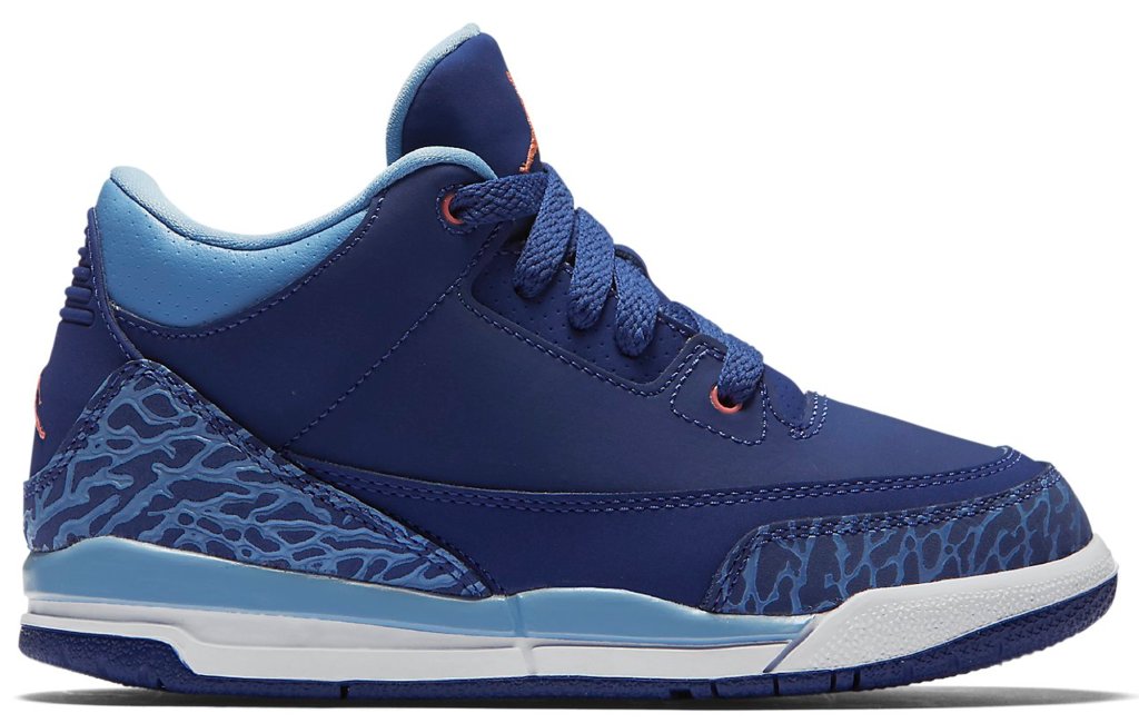 Jordan 3 Retro Purple Dust (PS) Purple Dust/Atomic Pink-Blue Cap (441141-506)