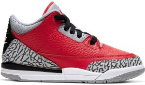 Jordan  3 Retro SE Fire Red (PS) Fire Red/Fire Red-Cement Grey-Black (CQ0487-600)