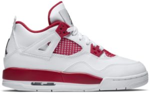 Jordan 4 Retro Alternate 89 (GS) White/Black-Gym Red (408452-106)