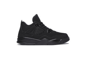 Jordan 4 Retro Black Cat 2020 (PS) Black/Black-Light Graphite (BQ7669-010)