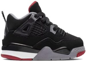 Jordan 4 Retro Bred 2019 (TD) Black/Fire Red-Cement Grey-Summit White (BQ7670-060)