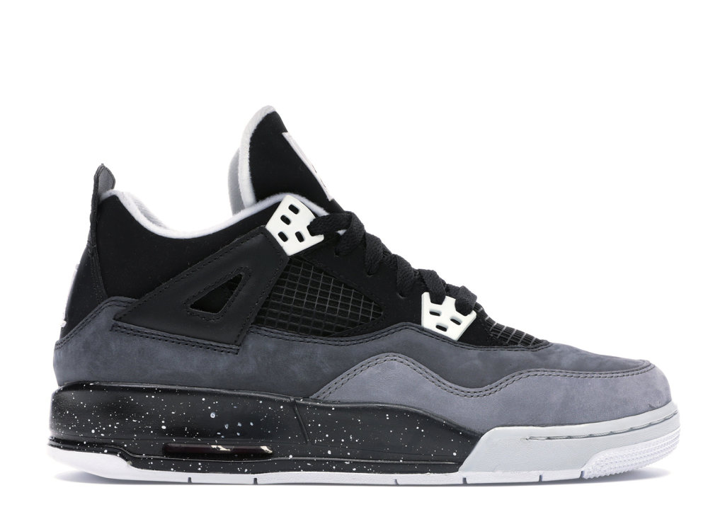 Jordan 4 Retro Fear (GS) Black/White-Cool Grey-Pure Platinum (626970-030)