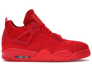 Jordan 4 Retro Flyknit Red University Red/Black-University Red (AQ3559-600)