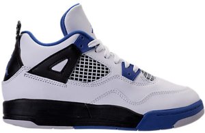 Jordan 4 Retro Motorsports (PS) White/Game Royal-Black (308499-117)