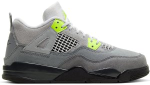 Jordan  4 Retro SE 95 Neon (PS) Cool Grey/Volt-Wolf Grey-Anthracite (CT5344-007)