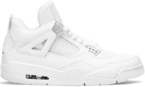 Jordan 4 Retro Silver Anniversary White/Metallic-Silver (408202-101)