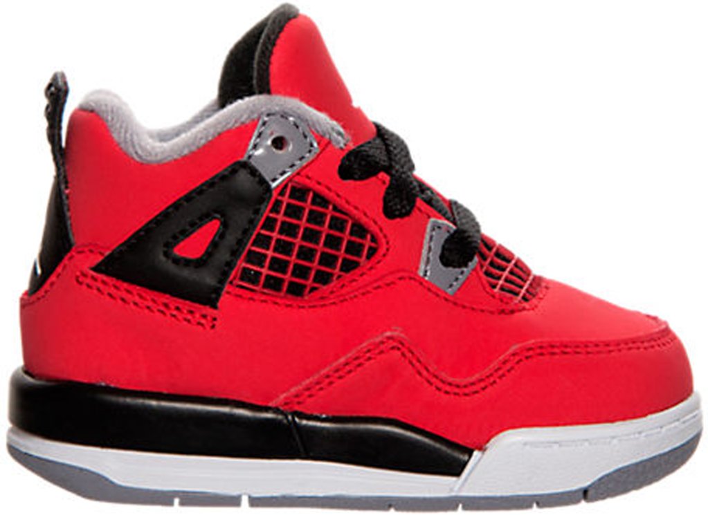 Jordan 4 Retro Toro Bravo (TD) Fire Red/White-Black-Cement Grey (308500-603)