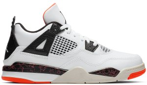 Jordan  4 Retro Flight Nostalgia (PS) White/Black-Bright Crimson-Pale Citron (BQ7669-116)