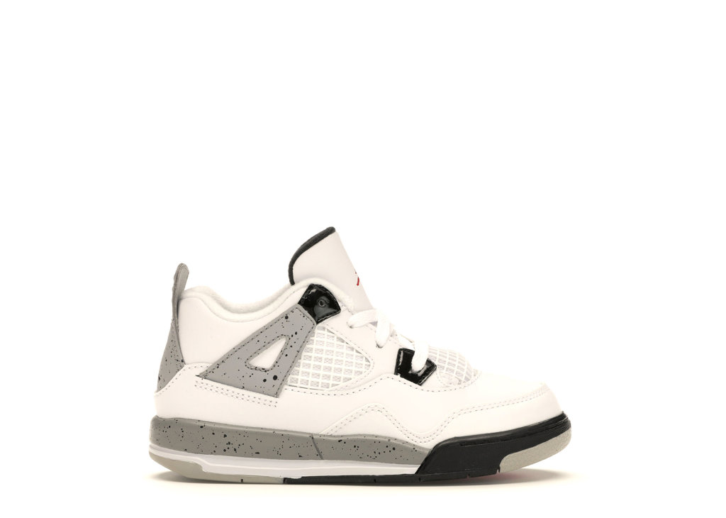 Jordan 4 Retro White Cement 2016 (TD) White/Fire Red-Black-Tech Grey (308500-104)