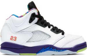 Jordan  5 Retro Alternate Bel-Air (PS) White/Court Purple-Racer Pink-Ghost Green (DB3026-100)