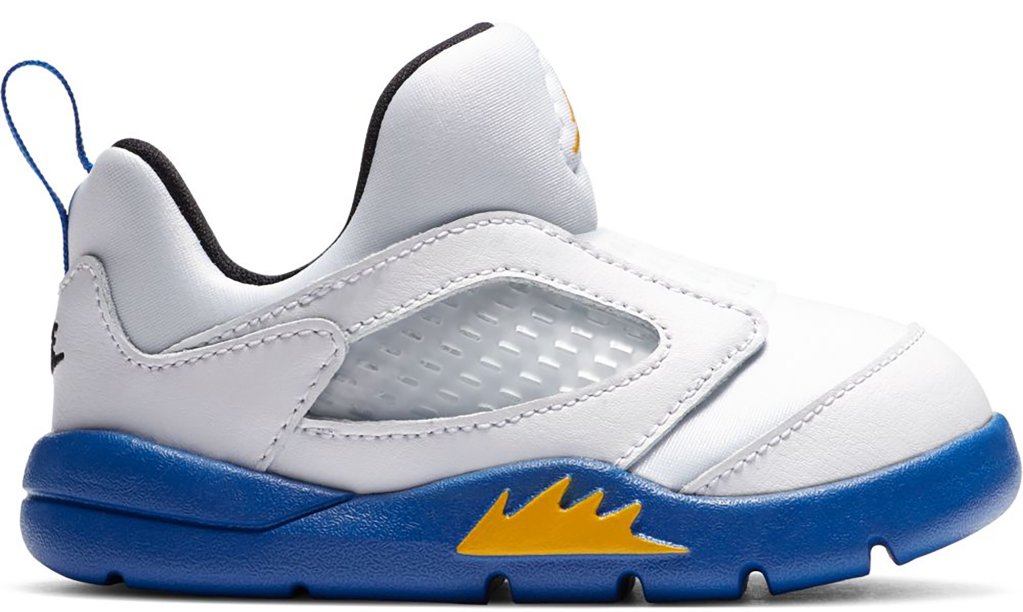 Jordan 5 Retro Little Flex Laney (TD) White/Varsity Maize-Varsity Royal (CK1228-189)