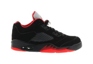 Jordan 5 Retro Low Alternate 90 Black/Gym Red-Metallic Hematite (819171-001)