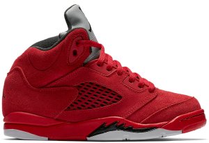 Jordan 5 Retro Red Suede (PS) University Red/Black (440889-602)