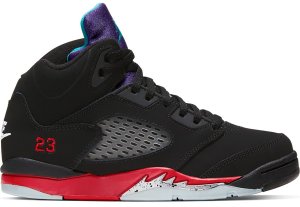 Jordan 5 Retro Top 3 (PS) Black/Fire Red-Grape Ice-New Emerald (CZ2990-001)