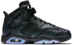 Jordan 6 Retro All Star 2017 “Chameleon” (GS) Black/Black-White (907960-015)