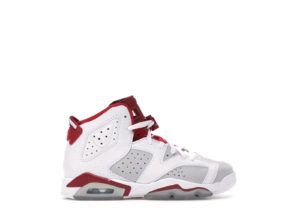 Jordan 6 Retro Alternate Hare (GS) White/Gym Red-Pure Platinum (384665-113)