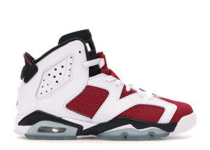 Jordan 6 Retro Carmine 2014 (GS) White/Carmine-Black (384665-160)
