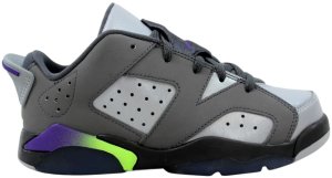 Jordan Air  6 Retro GP Dark Grey (PS) Dark Grey/Ultraviolet Wolf Grey Ghost Green (768884-008)