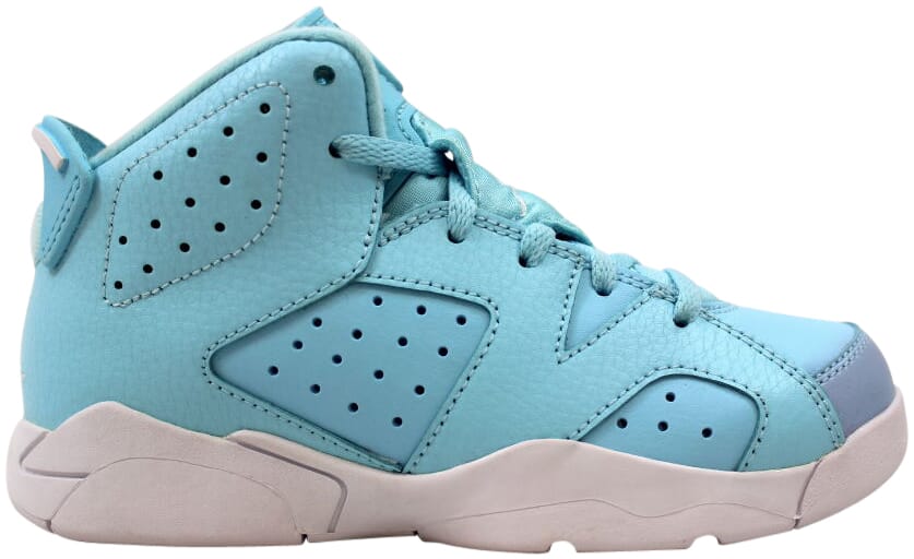 Jordan Air 6 Retro GP Medium Blues Still Blue (PS) Still Blue/White White Bleu Clame Blanc Blanc (543389-407)
