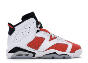 Jordan  6 Retro Gatorade Like Mike White (GS) Summit White/Team Orange-Black (384665-145)