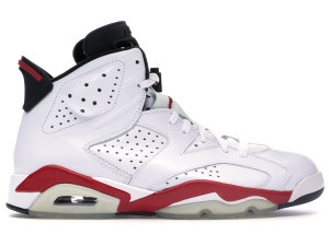 Jordan  6 Retro Bulls (2010) White/Varsity Red-Black (384664-102)