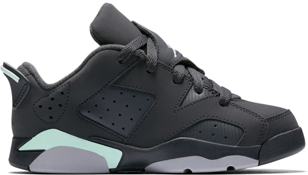 Jordan 6 Retro Low Anthracite Mint Foam (PS) Anthracite/Mint Foam-Metallic Gold (768884-015)
