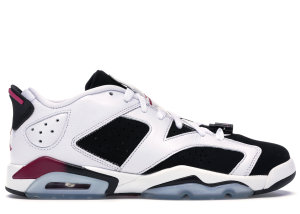 Jordan 6 Retro Low Fuchsia Flash (GS) White/Black-Fuchsia Flash (768878-107)
