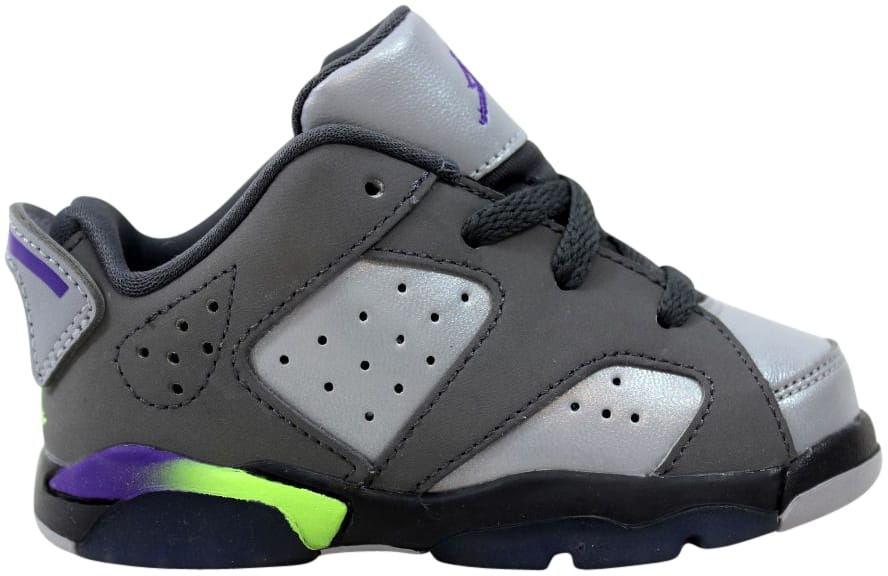 Jordan Air 6 Retro Low GT Dark Grey Dark Grey (TD) Dark Grey/Ultraviolet Wolf Grey Ghost Green (768885-008)