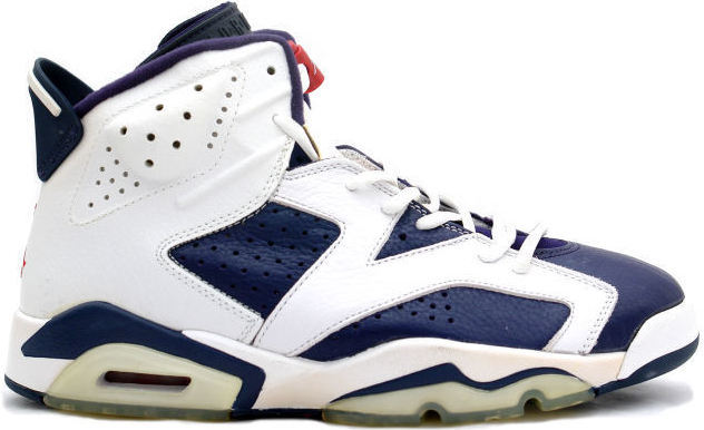 Jordan 6 Retro Olympic Sydney (2000) Midnight Navy/Varsity Red/White (136038 461)