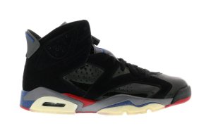 Jordan 6 Retro Pistons Black/Varsity Red-True Blue-Light Graphite (384664-001)