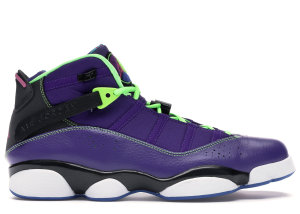 Jordan  6 Rings Bel Air Court Purple/Club Pink-Black-Flash Lime (322992-515)