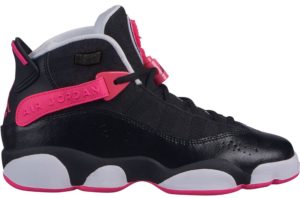 Jordan  6 Rings Black Hyper Pink White (GS) Black/Hyper Pink-White (323399-061)