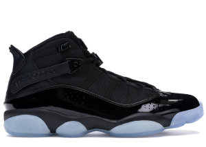Jordan  6 Rings Black Ice Black/White-Black (322992-011)